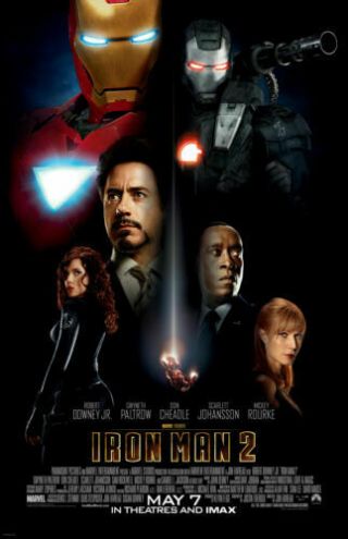Iron Man 2 27x40 Movie Poster 2 Sided Advance Robert Downey Jr.