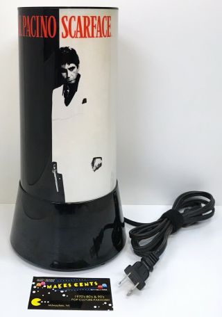 Scarface Al Pacino Oliver Stone Movie Swirling Lamp By Rabbit Tanaka (pre - Owned)