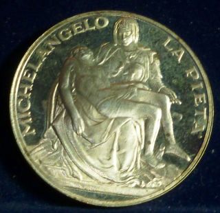 Michelangelo La Pieta - Pope Paul 6 - Silver Medal