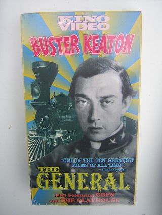 Buster Keaton In " The General " 1926 Film Classic Vhs Movie Mib,  Two Other Films