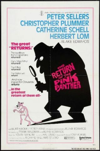 Return Of The Pink Panther - 1975 - Orig 27x41 Movie Poster - Peter Sellers - A