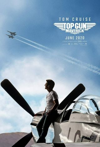 Top Gun Maverick Double Sided Movie Poster 27x40 Tom Cruise Version B