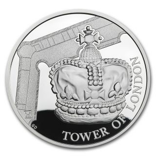 2019 Great Britain £5 Silver Proof The Crown Jewels - Sku 186801