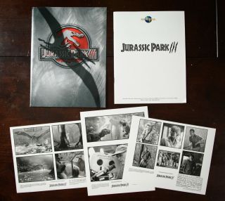 " Jurassic Park Iii " (2001) Press Kit - Folder,  Photos,  Info - Sam Neill