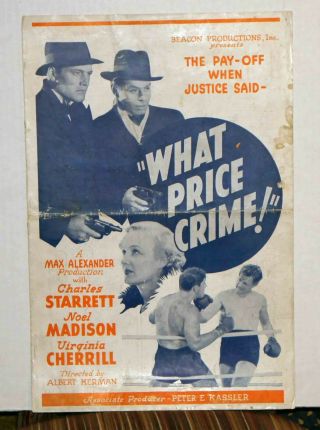 What Price Crime - 1935 Charles Starrett,  Virginia Cherrill,  Noel Madison