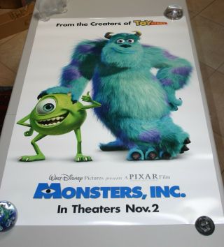 Monsters Inc.  (2001) Advance Movie Poster