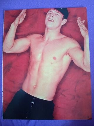 Marky Mark Wahlberg 1 Double Page Pinup Poster Clipping / E4 Shirtless Major