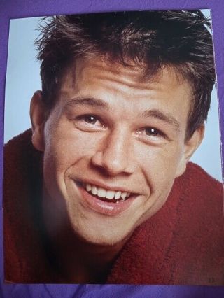 Marky Mark Wahlberg 1 double page pinup poster clipping / e4 shirtless major 2