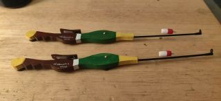 Green Hornet Ice Fishing Two Mini Magnet Poles From The Movie Grumpy Old Men