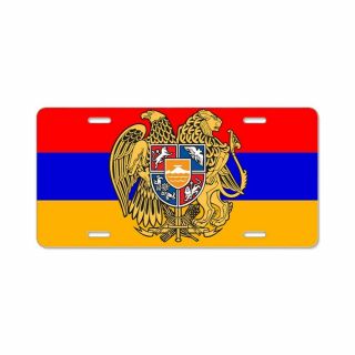 Cafepress Armenia Flag License Plate (1622187507)