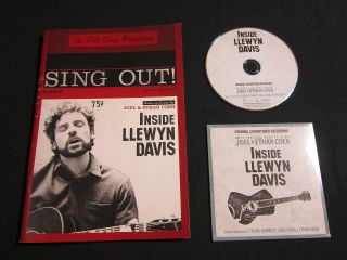 Inside Llewyn Davis—2013 Promo Book W/advance Cd Soundtrack