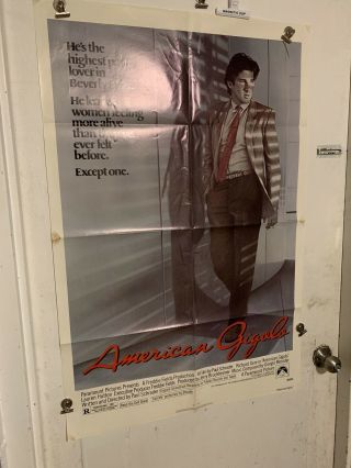 American Gigolo 1980 Us One Sheet Movie Poster Richard Gere 27x41