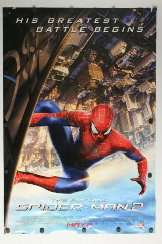 The Spider - Man 2 2014 Double Sided Movie Poster 27 " X 40 "