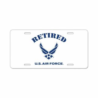 Cafepress U.  S.  Air Force Retired License Plate (141223045)