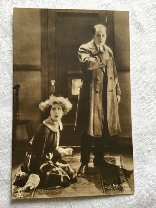 Alla Nazimova Rare Early Eneret Series Real Photo 1900s Postcard 21/1