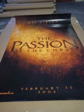 The Passion Of The Christ 2004 Authentic,  Studio - Issued,  D/s Advance 1 - Sheet