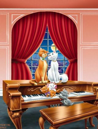 The Aristocats Vintage Classic Disney Collectors Poster 24x36 Inch 1