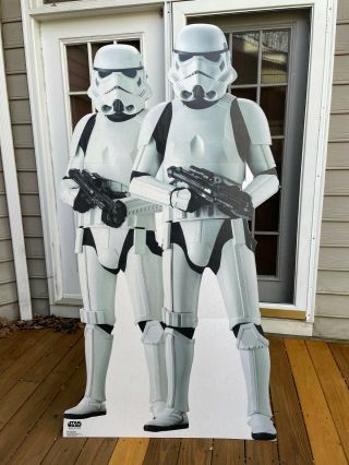 Stormtroopers Rogue One Star Wars Lifesize Cardboard Cutout Preowned/barely