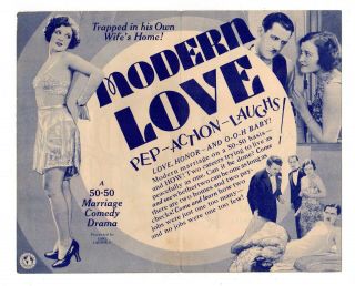 Modern Love - 1929 Charley Chase,  Kathryn Crawford,  Jean Hersholt