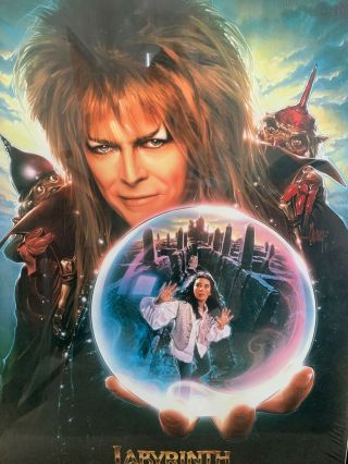 Labyrinth Movie Poster Jim Henson David Bowie 1985