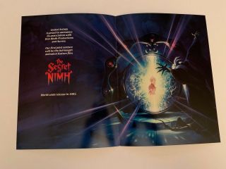 “the Secret Of Nimh” Press Book,  Poster,  Lobby Card