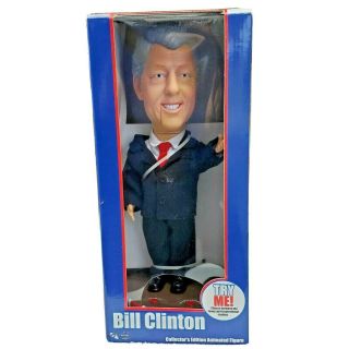 Talking Bill Clinton Collectors Edition Animated Figure Gemmy 2004