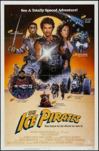 The Ice Pirates Folded Movie Poster 1984 Mary Crosby Robert Urich