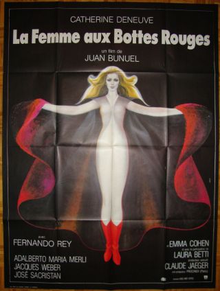 The Woman With Red Boots - J.  L.  Bunuel - Catherine Deneuve - French (47x63 Inch)