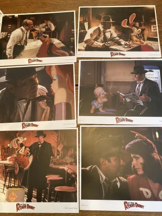 Who Framed Roger Rabbit 1988 Lobby Card Set Of 6 Jessica Rabbit