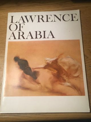 1962 Lawrence Of Arabia Movie Souvenir Program Book Ex