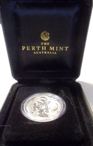 2017 Australian Dragon And Phoenix 1 Oz High Relief Silver Proof Coin Ltd 5k
