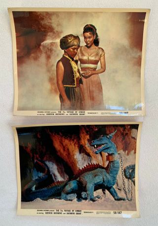 1958 The 7th Voyage Of Sinbad Lobby Cards 8x10