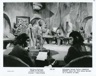 Charlton Heston Vintage 1968 Planet Of The Apes Fox Studio Sci Fi Photo