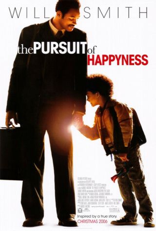The Pursuit Of Happyness (2006) Movie Poster - Double - Sided - Rolled