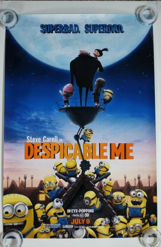 Despicable Me (2010) 27x40 Ds One Sheet 1sh Movie Poster Glossy