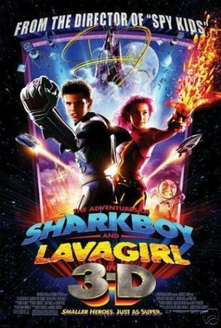 Sharkboy And Lavagirl Double Sided Movie Poster 27x40 Inches