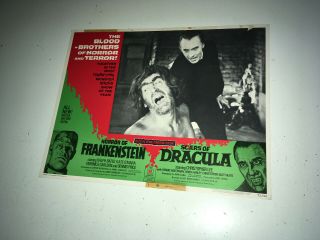 Scars Of Dracula Lobby Card Movie Poster 1971 Christopher Lee Hammer Horror