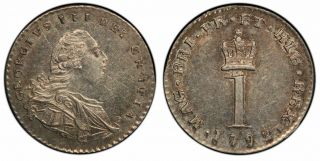Great Britain.  George Iii.  1792 Silver Penny,  Pcgs Ms62.