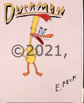 Duckman Tv Show Press Kit Vintage Rare 4x5 Transparency Photo 5