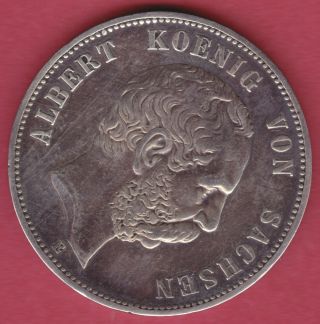 R Germany Saxony 5 Mark Silver 1901 E F/vf Details N2605