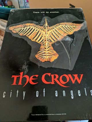 The Crow : City Of Angels Movie Metal Poster Vincent Perez Mia Kirshner 1996