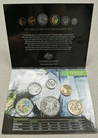Royal Australian - 2013 Six Coin Uncirculated Set,  Special Edition