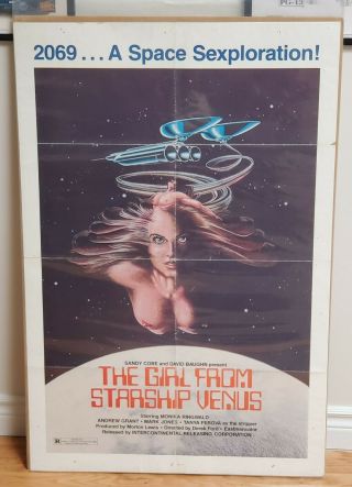 Girl From Starship Venus (1975) One - Sheet Movie Poster Monika Ringwald