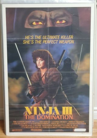 Ninja Iii The Domination (1984) One Sheet Movie Poster Sho Kasugi