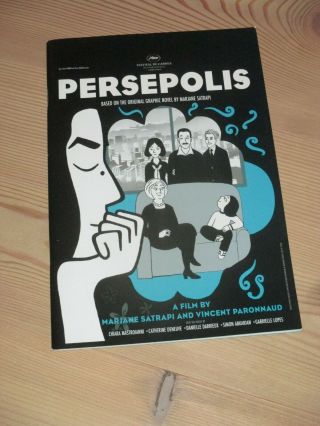 Marjane Satrapi/vincent Paronnaud Persepolis Pressbook Cannes 2007
