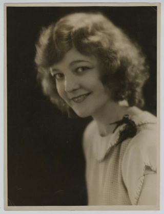 1920s Unknown Actress Oversized Dbw Photo By Pach Brothers - Blind Stamp Bb