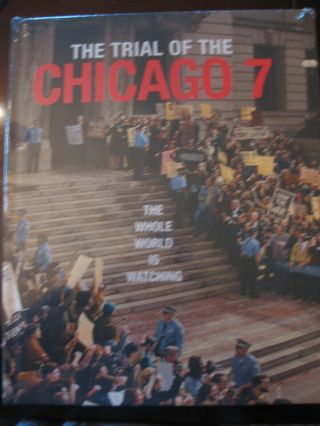 Fyc The Trial Of The Chicago 7 Hardcover Script Coffee Table Book W/ Sorkin Note
