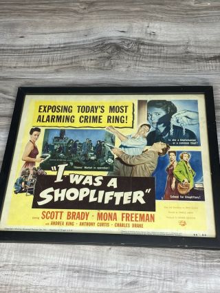 I Was A Shoplifter - Lobby Card - 50/60 - 1950 - Andrea King - Tony Curtis Vg
