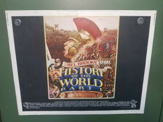 1981 History Of The World Part 1 Half Sheet Poster Mel Brooks Comedy