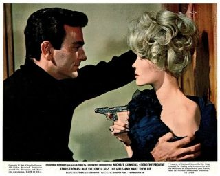 Kiss The Girls And Make Them Die Orig Lobby Card Mike Connors Dorothy Provine
